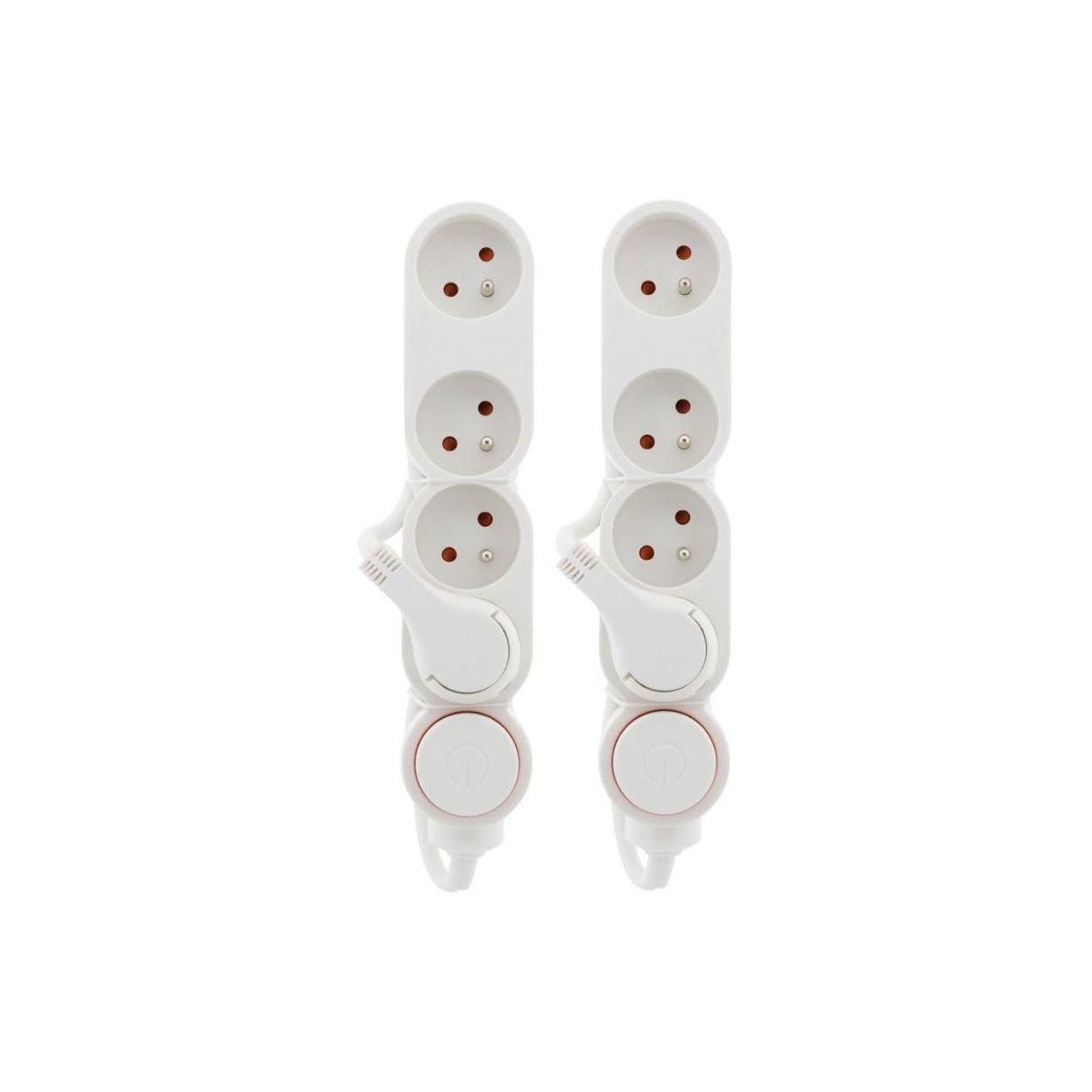 ESSENTIEL B Multiprise pack de 2 multiprises x4 prises