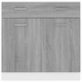 Voir la diapositive 5 : VIDAXL Armoire de plancher a tiroir Sonoma gris 80x46x81,5 cm