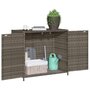 Voir la diapositive 5 : VIDAXL Armoire de rangement de jardin gris 83x45x76 cm resine tressee