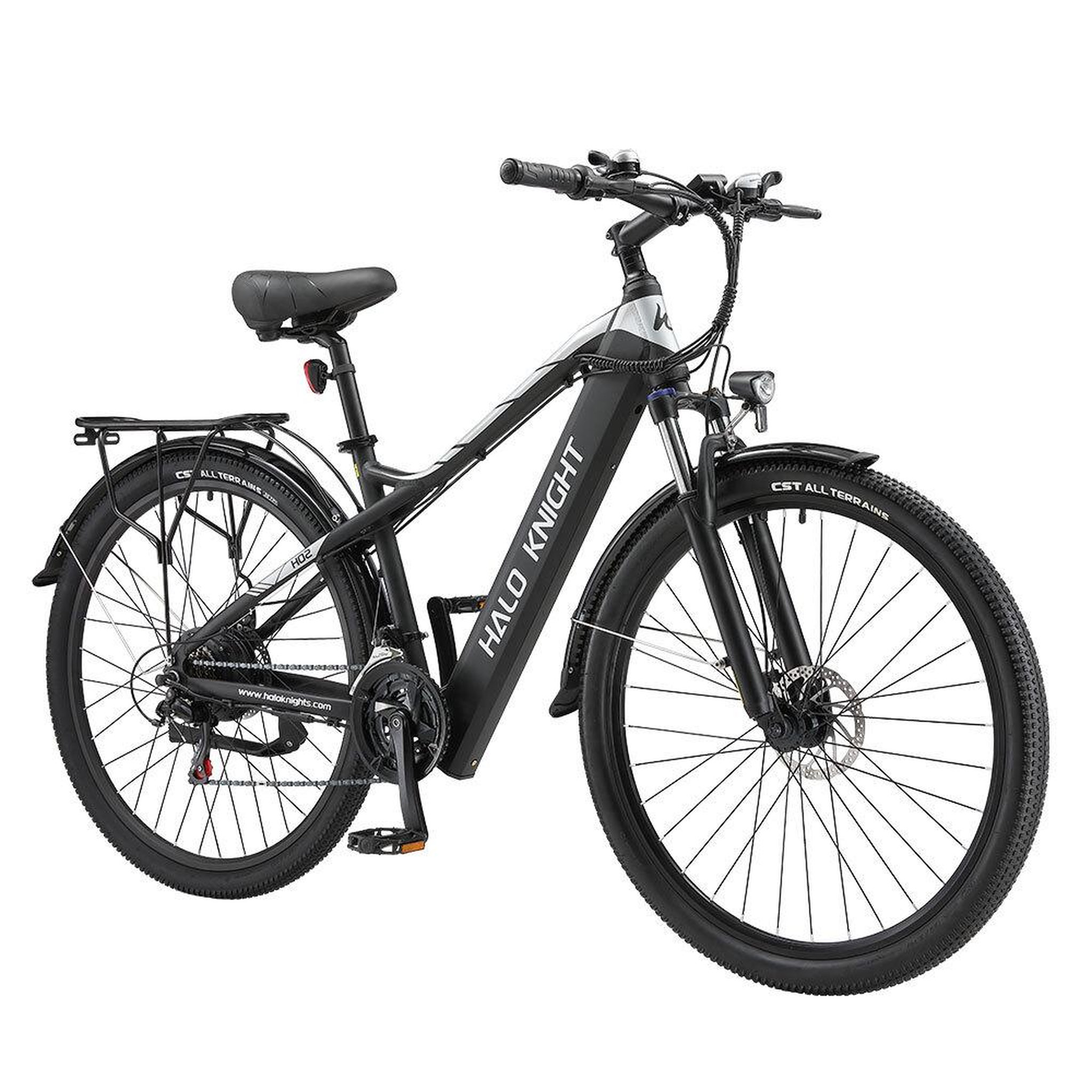 Voir la diapositive 3 : HALO KNIGHT Vélo électrique HALO KNIGHT H02, 48V 750W 16Ah, 21 vitesses, Noir
