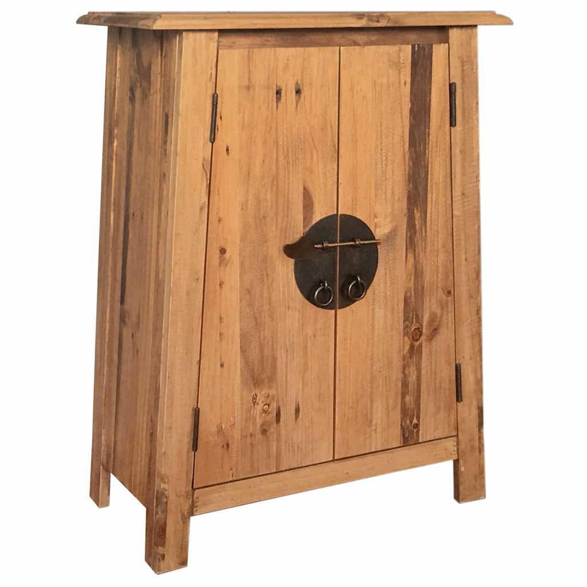 VIDAXL Armoire laterale de salle de bain pin massif 59x32x80 cm