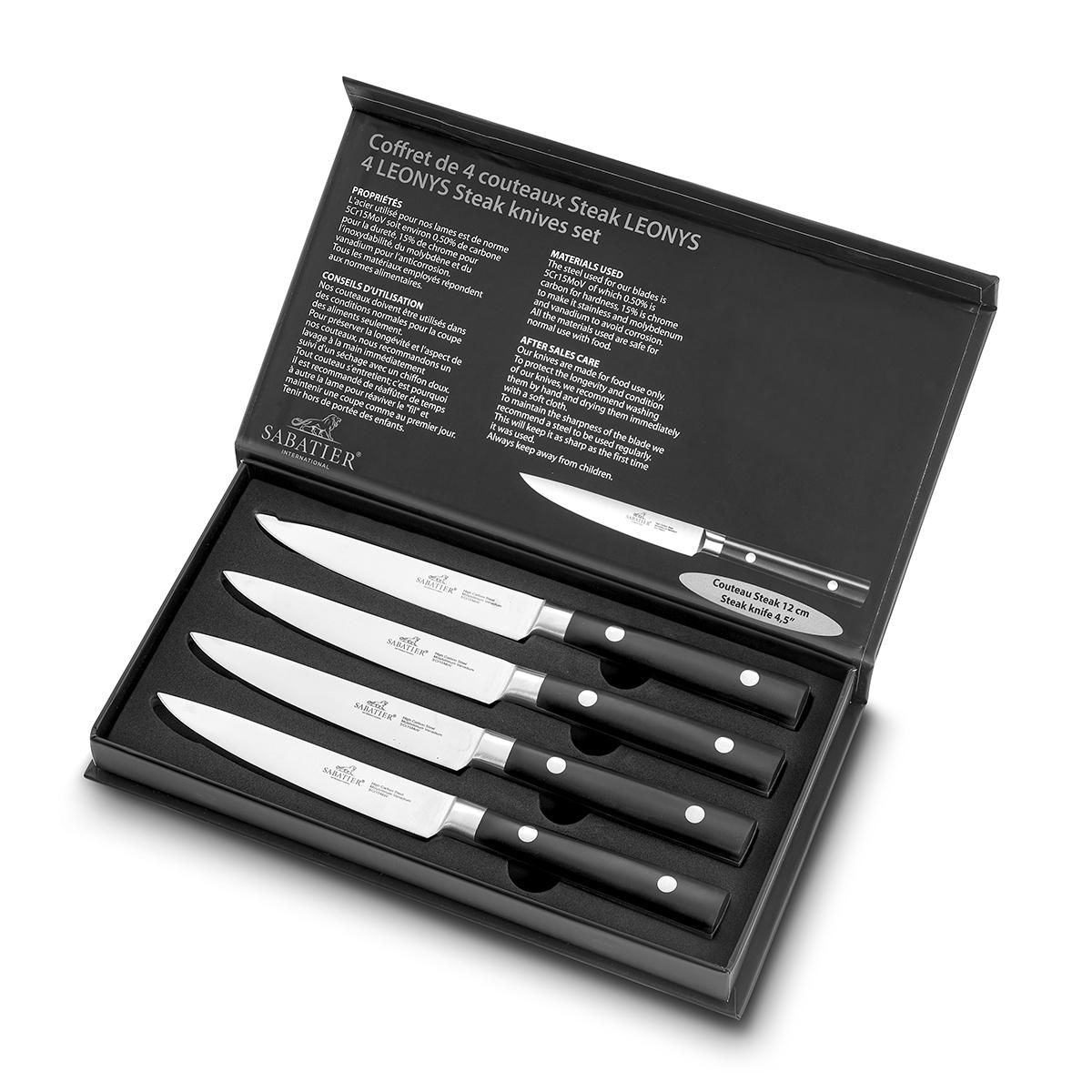 Lion Sabatier Coffret 4 steaks 12 cm - 904284