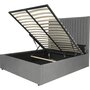 Voir la diapositive 3 : Habitat et Jardin Lit avec coffre  Mia  - 140 x 190 cm - Gris