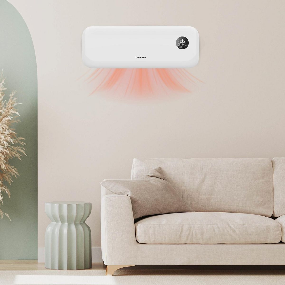 Taurus Chauffage mural céramique 2000w blanc - rcmb 22