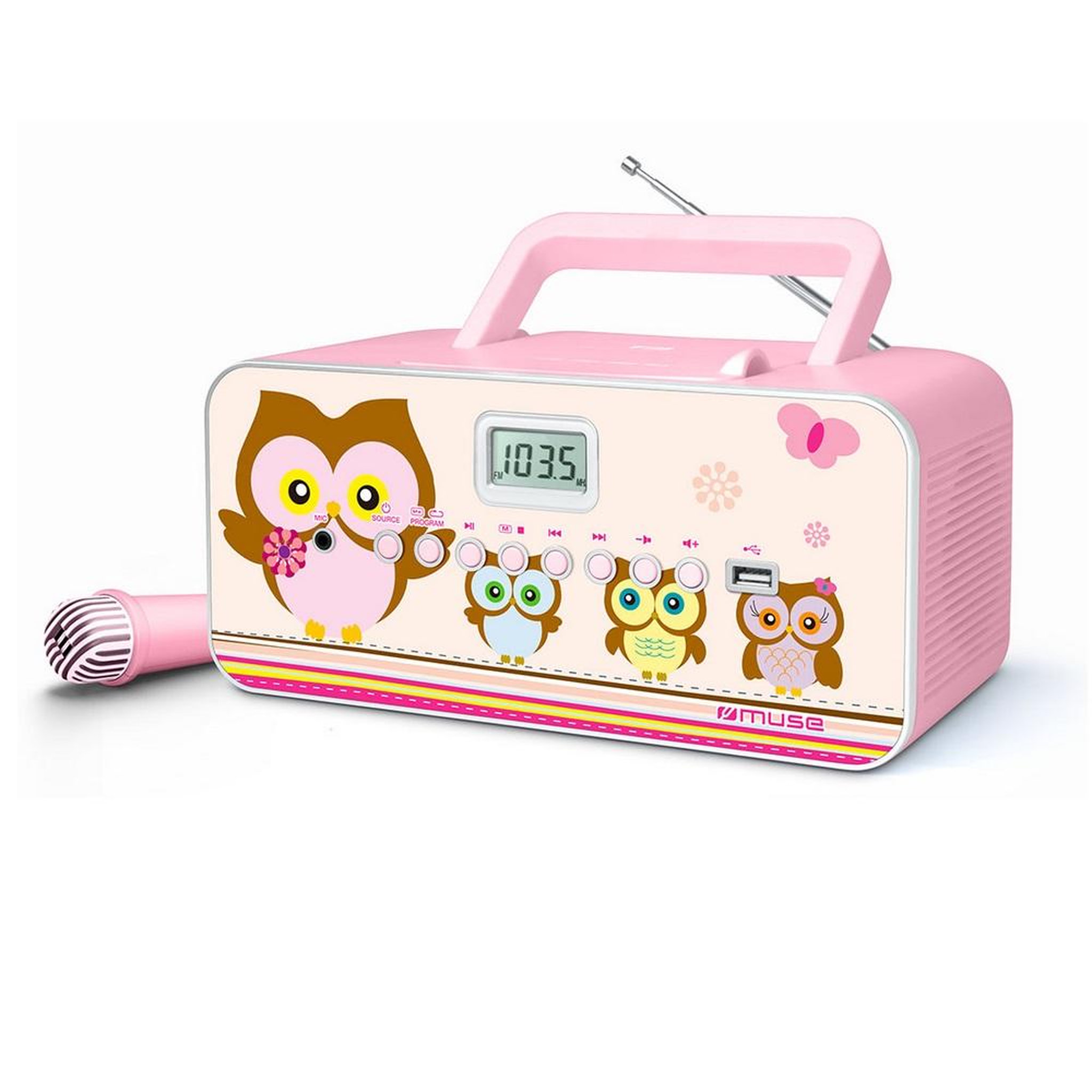 Voir la diapositive 5 : Muse Lecteur CD M-29 KP rose