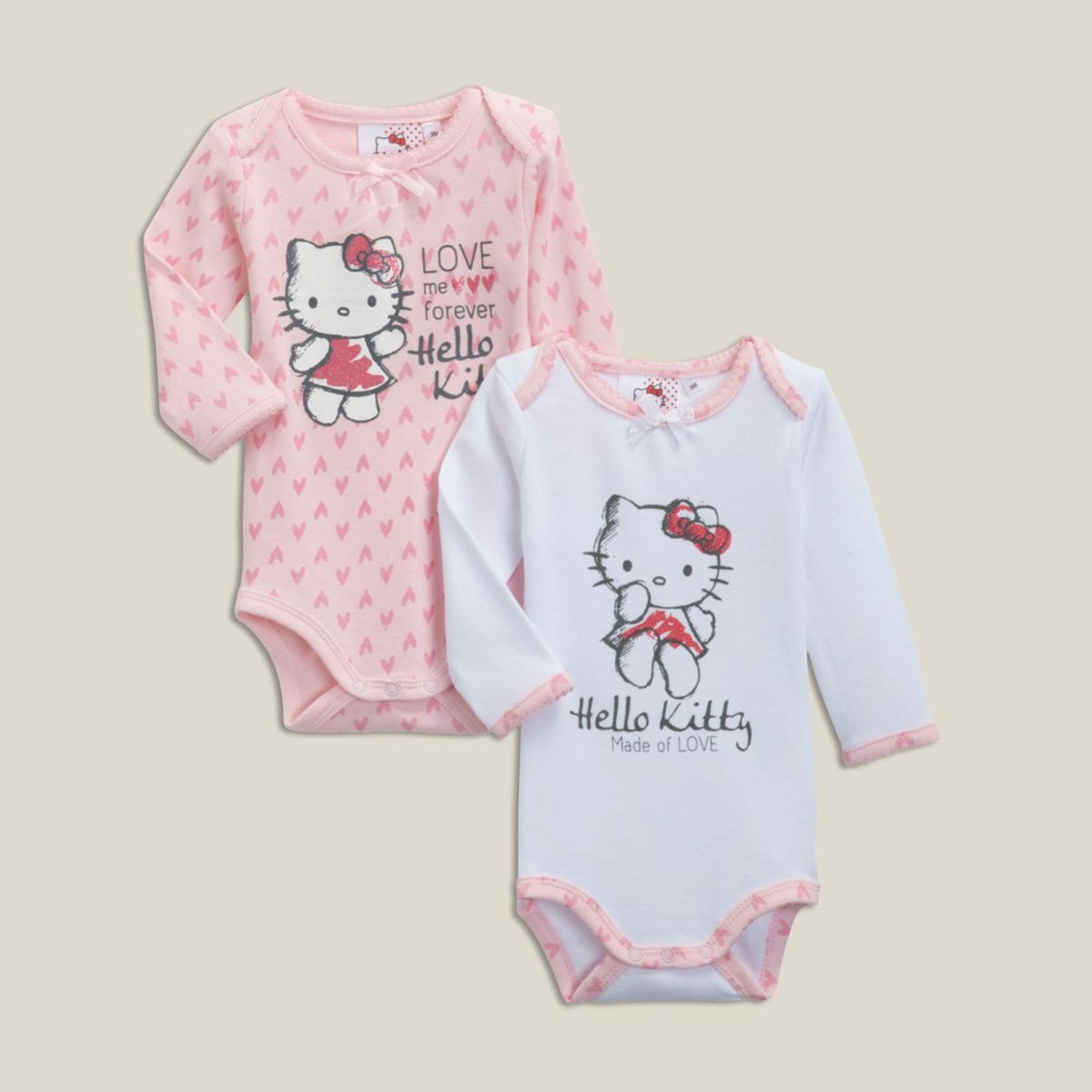Pull Fille Hello Kitty - Manches Longues - Taille 10-12 Ans - Rose