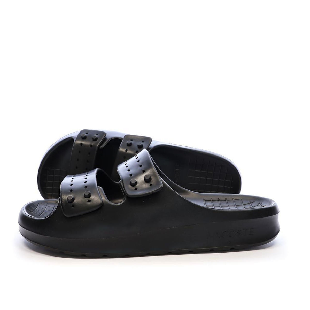 Lacoste Claquettes Noir Homme Lacoste Strap CMA