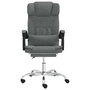 Voir la diapositive 3 : VIDAXL Fauteuil de massage inclinable de bureau Gris fonce Tissu