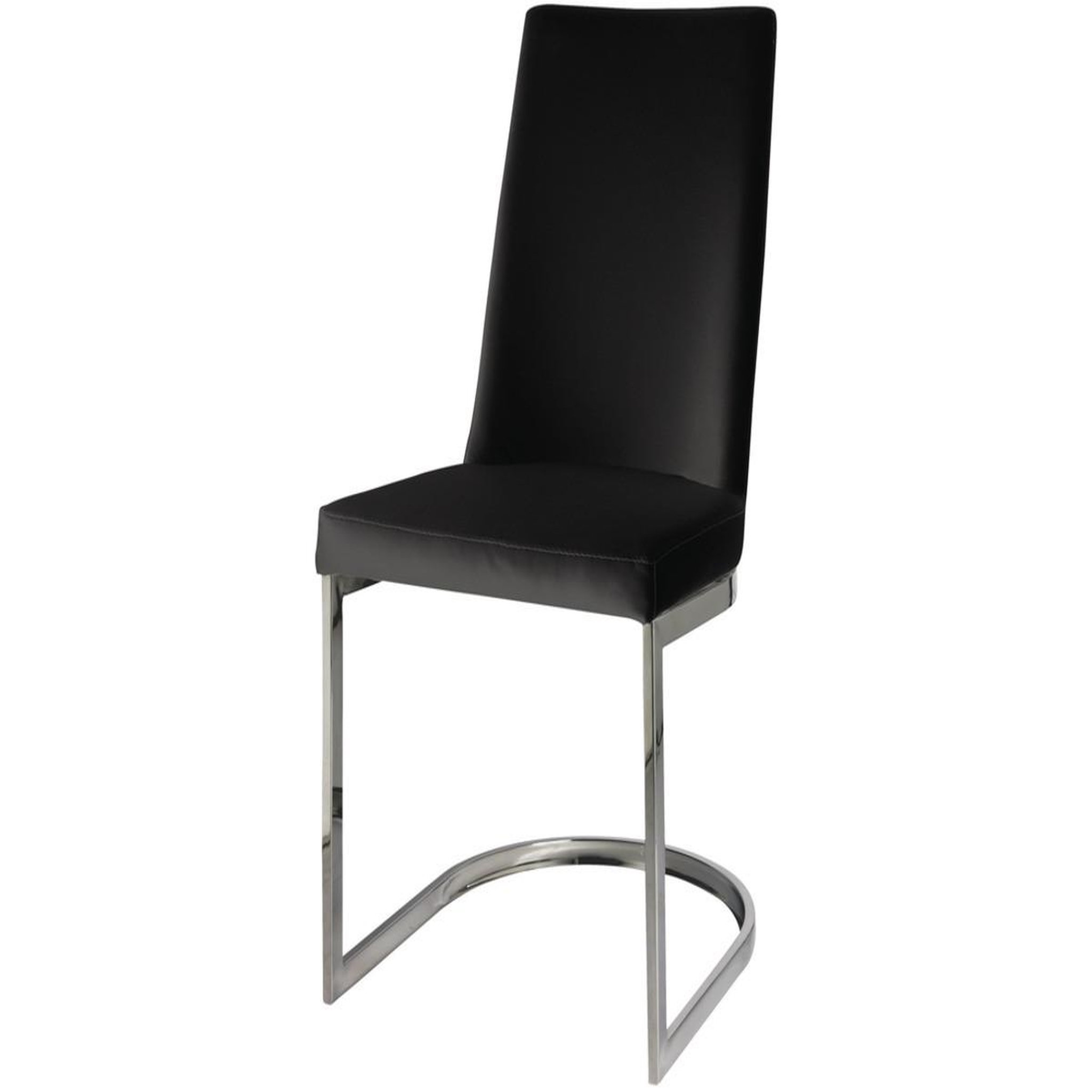 Habitat et Jardin Chaise    round   - noir - lot de 2