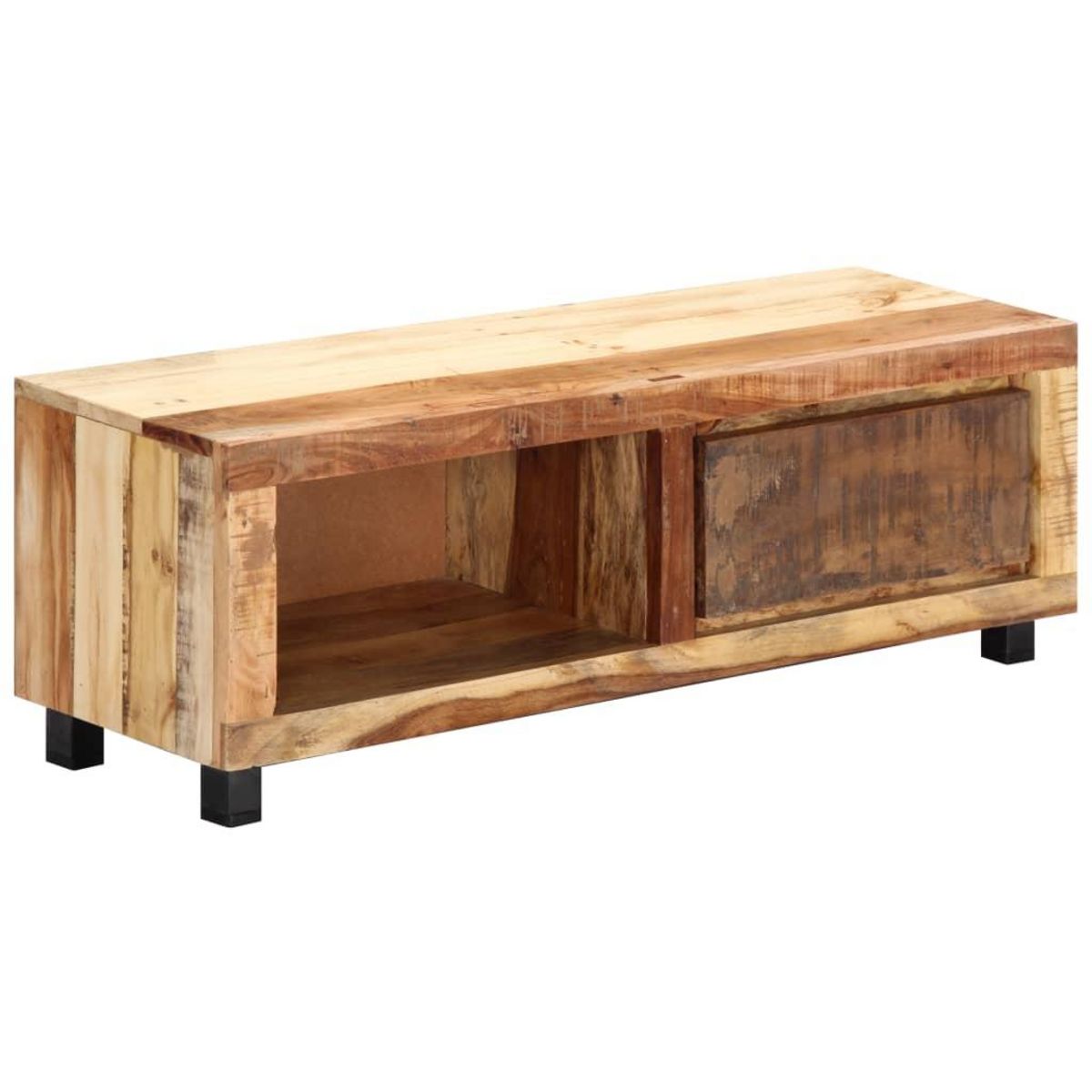 VIDAXL Meuble TV 100x30x33 cm Bois de recuperation massif