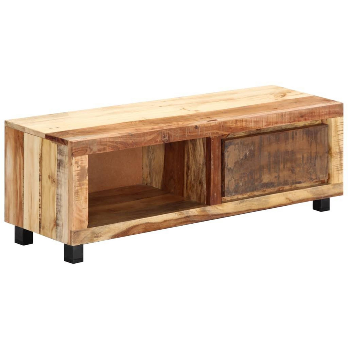 VIDAXL Meuble TV 100x30x33 cm Bois de recuperation massif