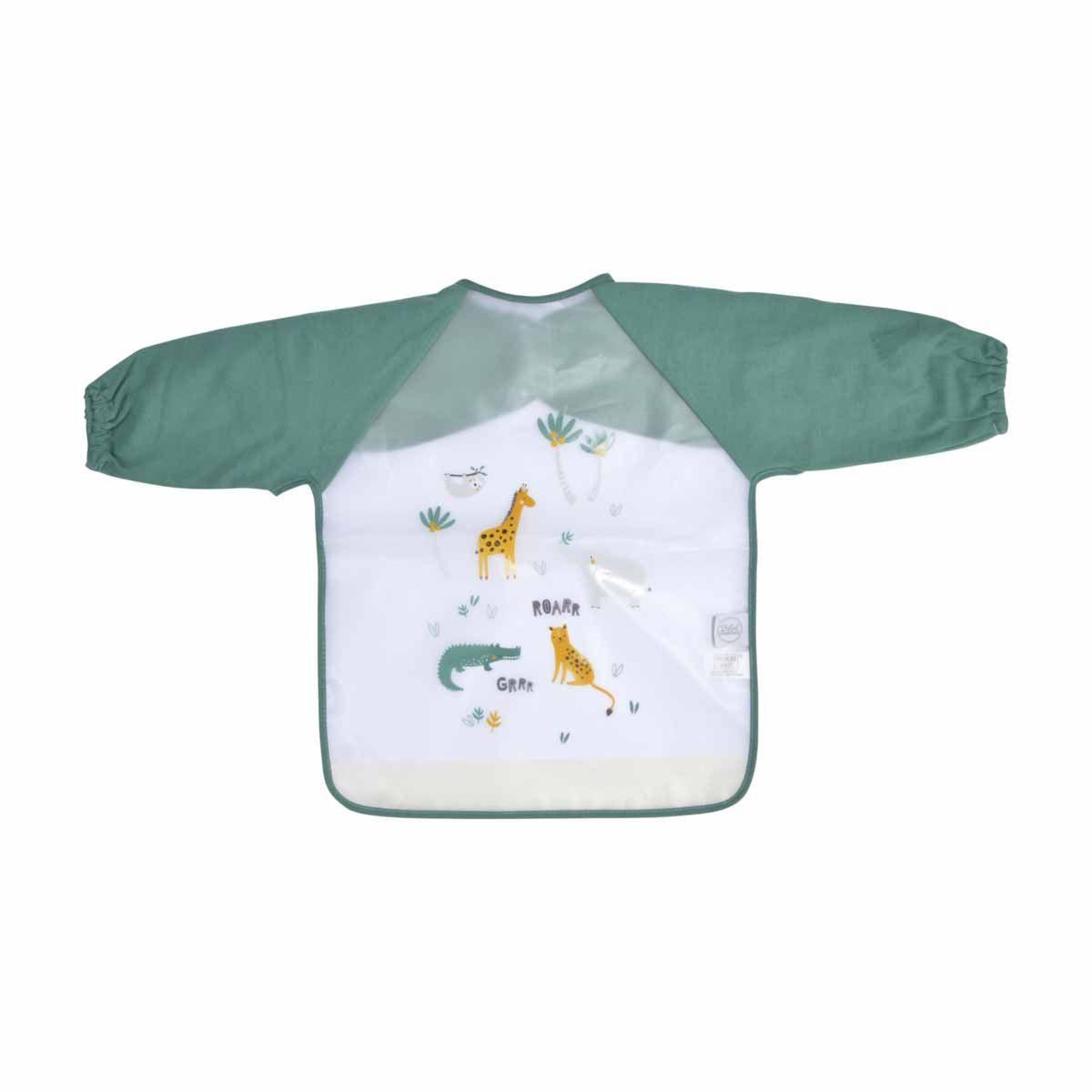BEBE DOUCEUR Bavoir bébé  sweet savane  43cm vert & blanc
