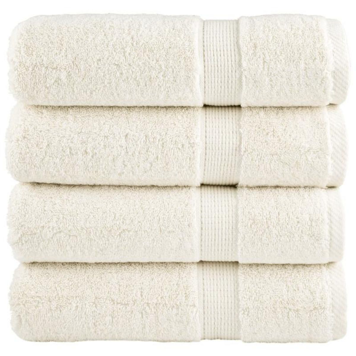 VIDAXL Serviettes de bain de qualité supérieure SOLUND 4 pcs 600g m²