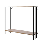 CONCEPT USINE Console industrielle avec étagères PITEA