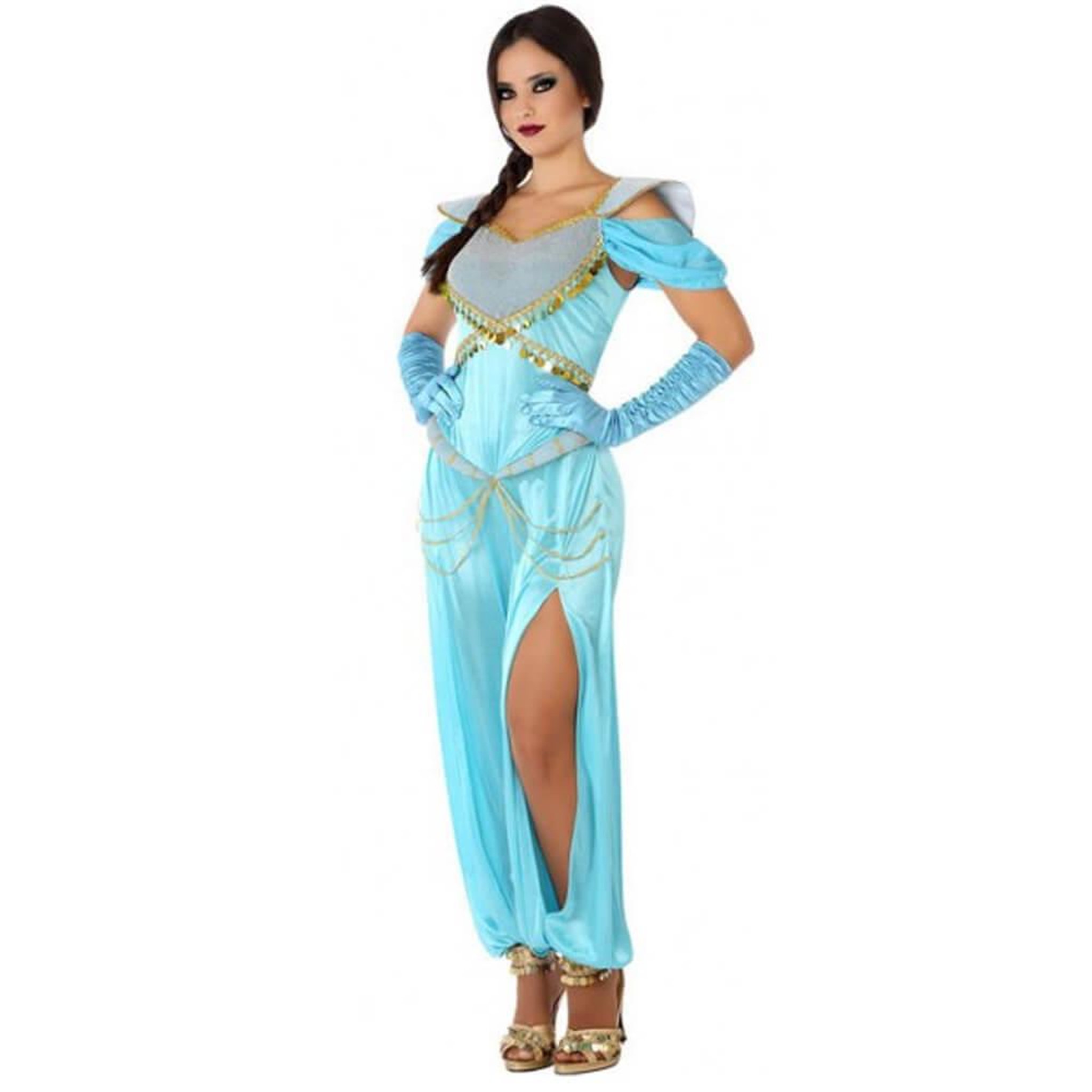 ATOSA Déguisement Princesse Arabe - Bleu - Femme - Taille XS/S - XS/S