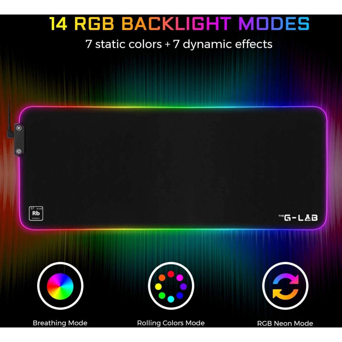 THE G-LAB Tapis de souris PAD RUBIDIUM