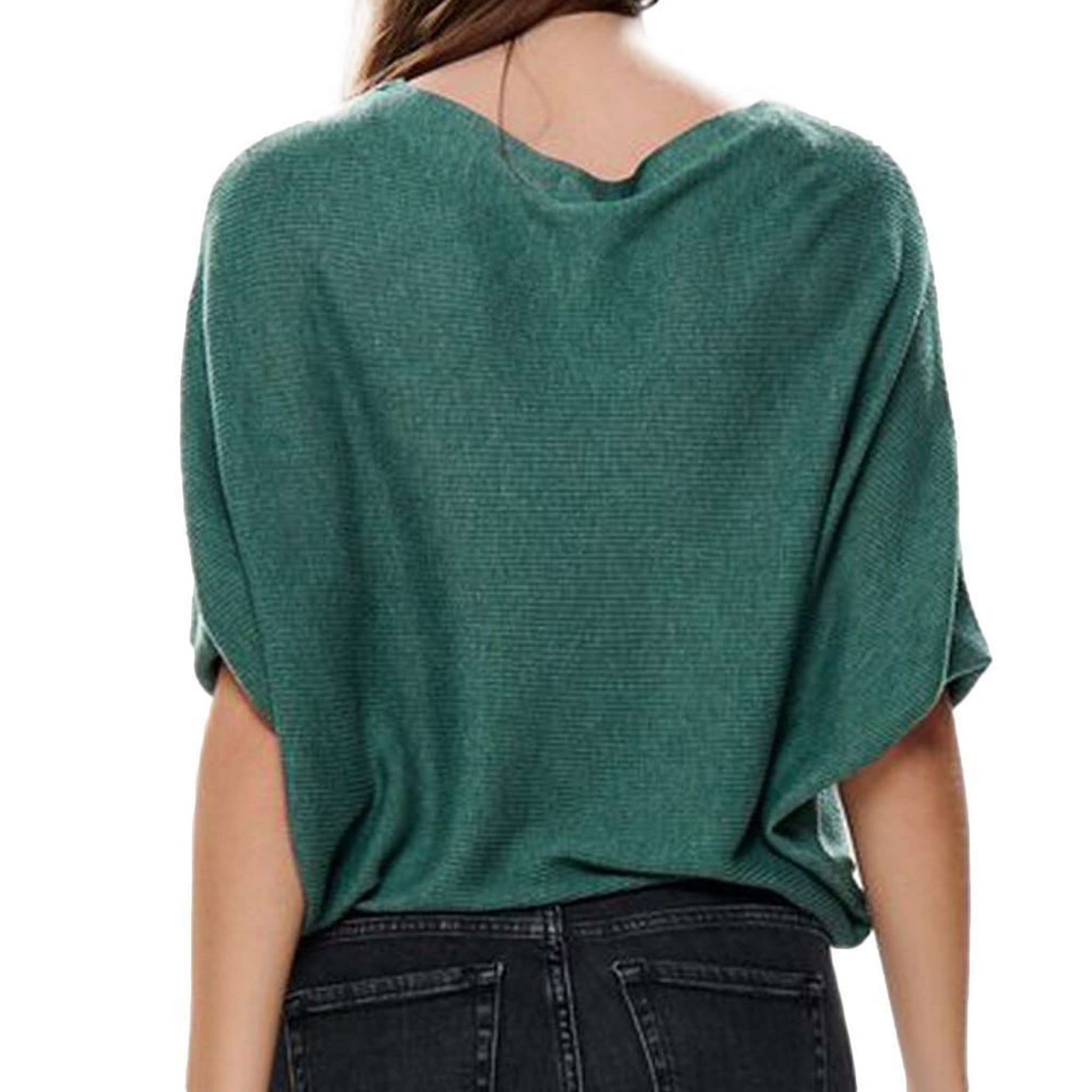Voir la diapositive 2 : JACQUELINE DE YONG Pull  foncé manches 3/4 Femme JDY New Behave