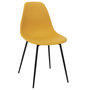 Voir la diapositive 1 : The Home Deco Factory Chaise GUSTAV jaune