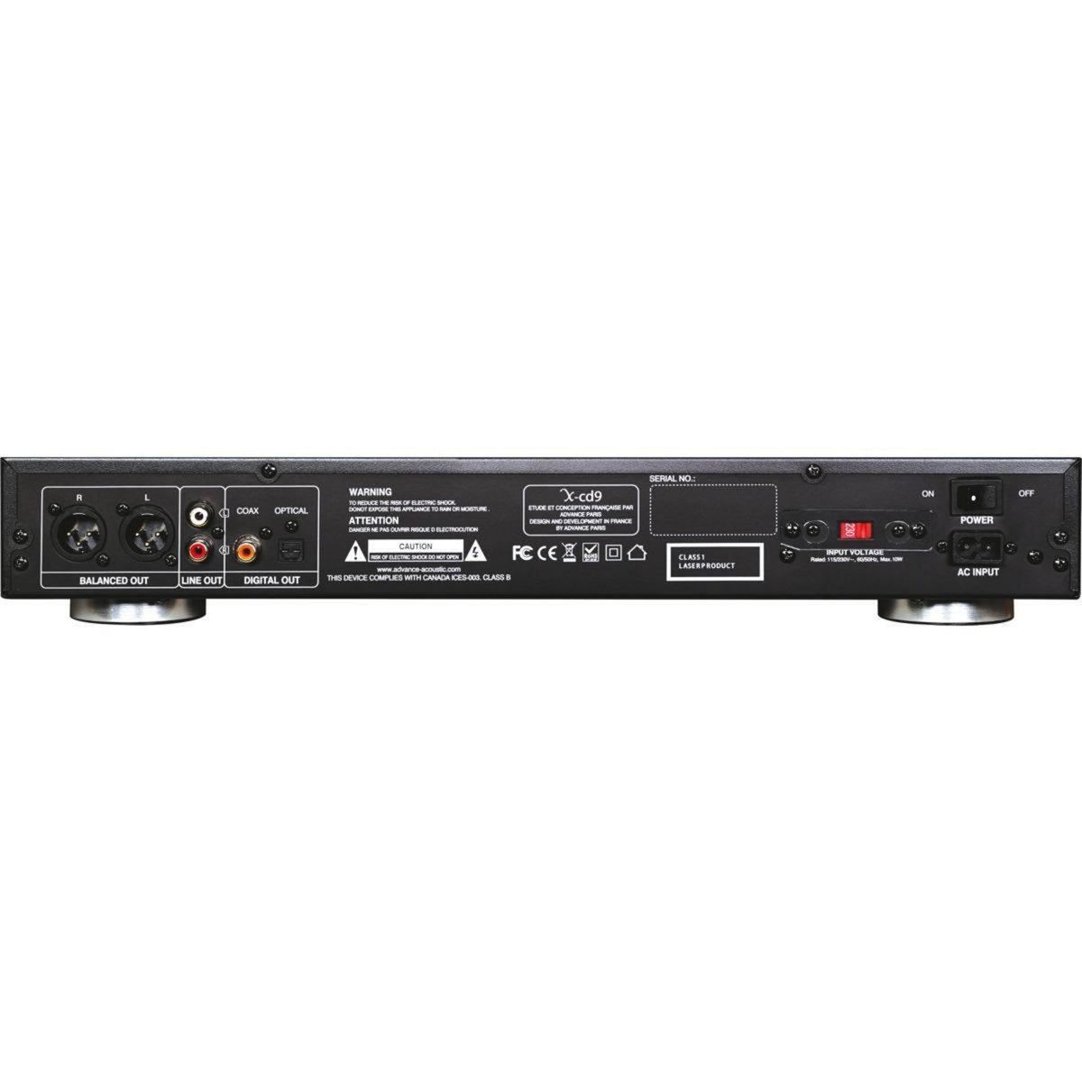 ADVANCE PARIS Platine CD X-CD9