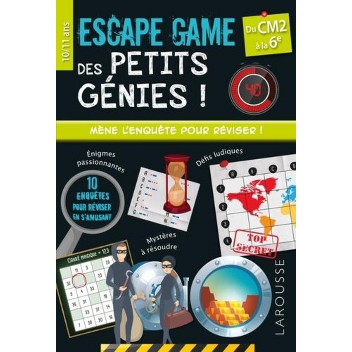 ESCAPE GAME DES PETITS GENIES ! DU CM2 A LA 6E, Monhard Mallory