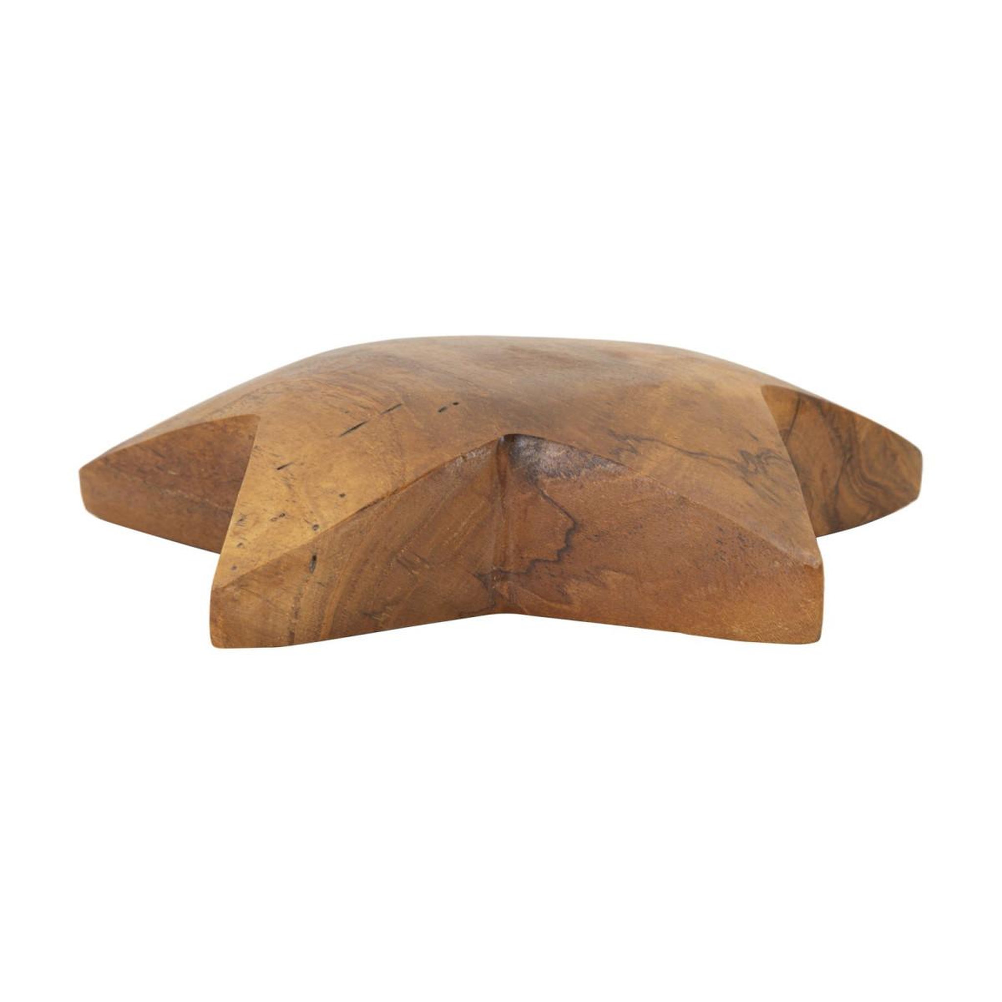 Voir la diapositive 2 : Paris Prix Étoile déco en teck  bintang  19cm naturel