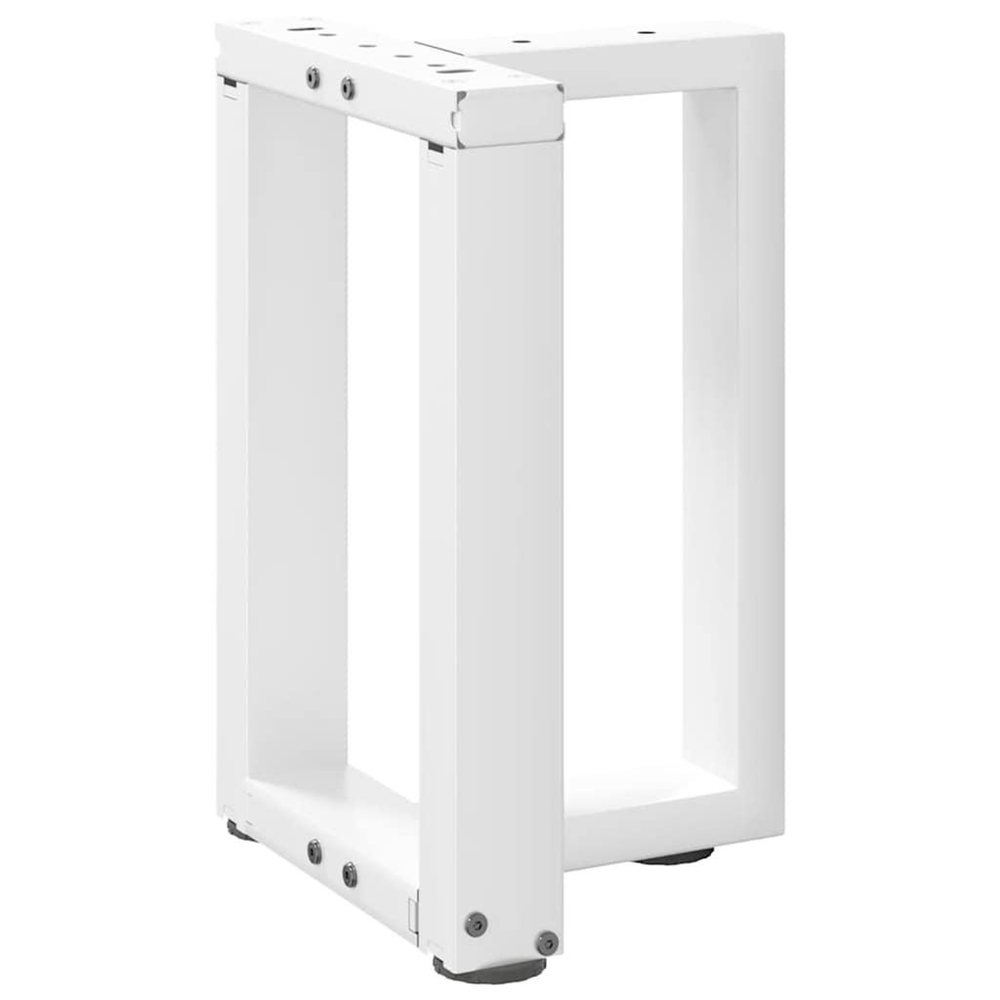 Voir la diapositive 3 : VIDAXL Pieds de table basse forme de T 2 pcs 28x25x(42-43) cm acier