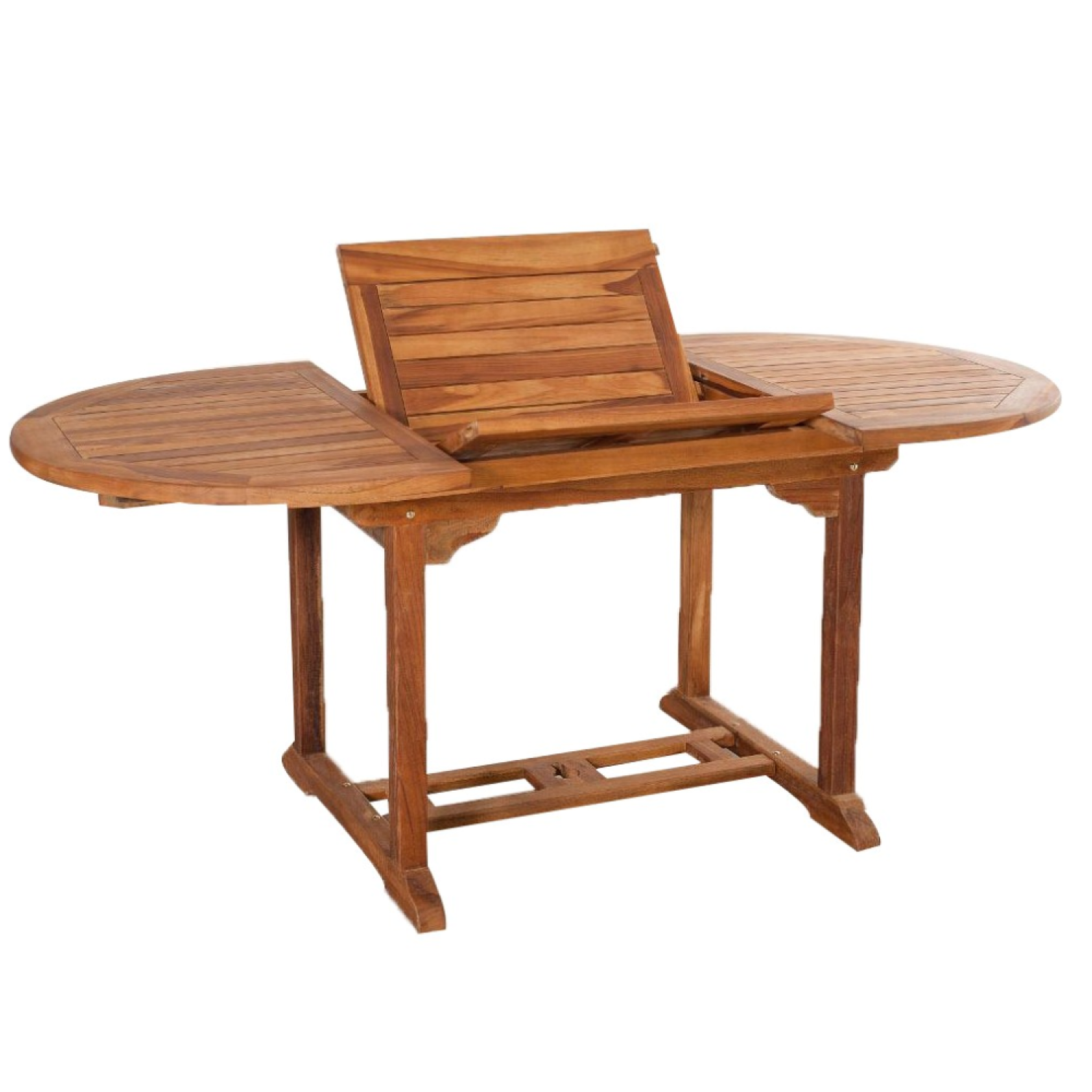Voir la diapositive 4 : CONCEPT USINE Salon de jardin Teck huilé 6 personnes - Table ovale + 6 chaises LUBOK