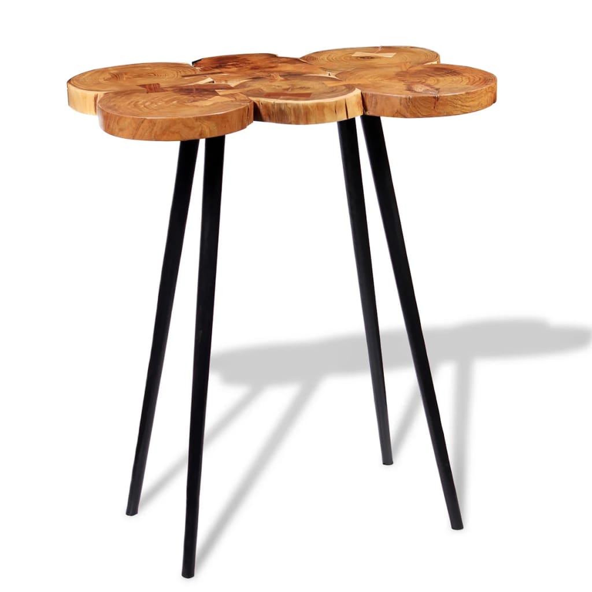 Voir la diapositive 1 : VIDAXL Table de bar Bois d'acacia massif 90x60x110 cm