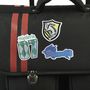 Voir la diapositive 4 : Cartable à roulettes noir Harry Potter