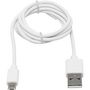 Voir la diapositive 2 : ESSENTIEL B Câble micro USB vers USB 1M Blanc