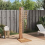 Voir la diapositive 1 : VIDAXL Douche de jardin teck massif 70x75x204 cm