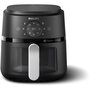 Voir la diapositive 2 : Philips Airfryer NA211/00 friteuse sans huile avec fenêtre de cuisson Noir/Argent, Série 2000 3.2L