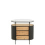 Voir la diapositive 4 : Paris Prix Commode 3 Tiroirs  Bya  80cm Naturel