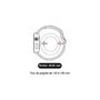 Voir la diapositive 3 : IBROZ Bracelet Apple Watch SoftTouch 40/41mm noir+bleu