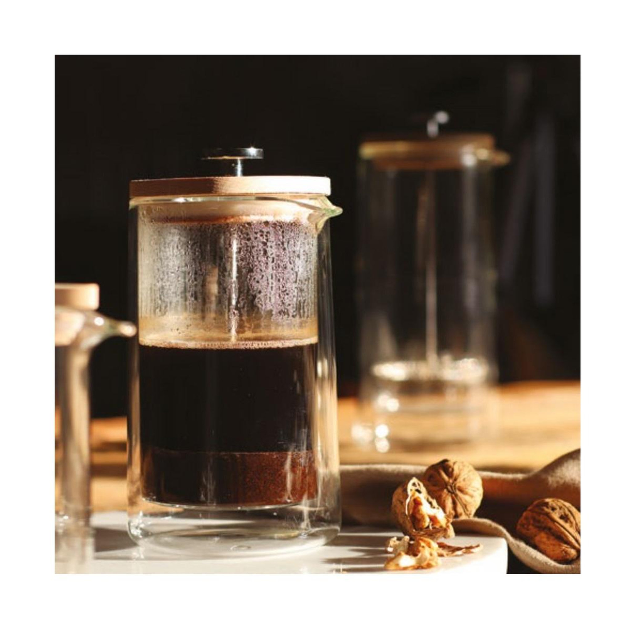 Voir la diapositive 2 : OGO LIVING Cafetière à piston 0.5l transparent - 7912151
