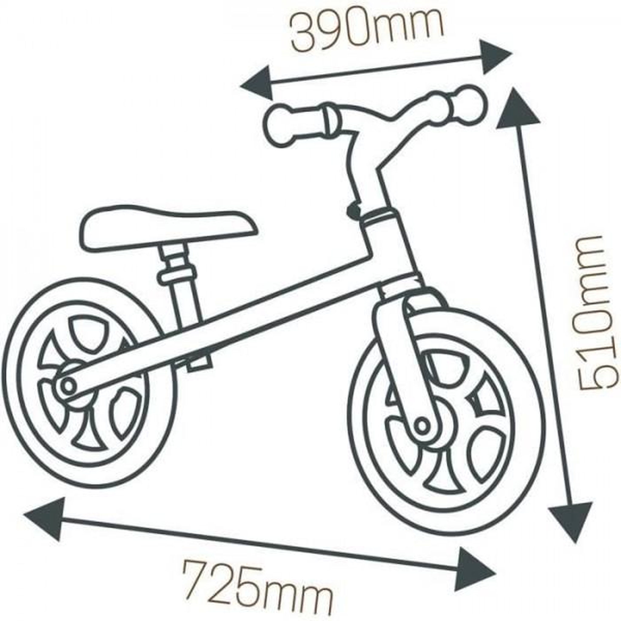 Voir la diapositive 4 : SMOBY Draisienne Velo  - SMOBY - First Bike - Ultra légere - Réglable - Mixte