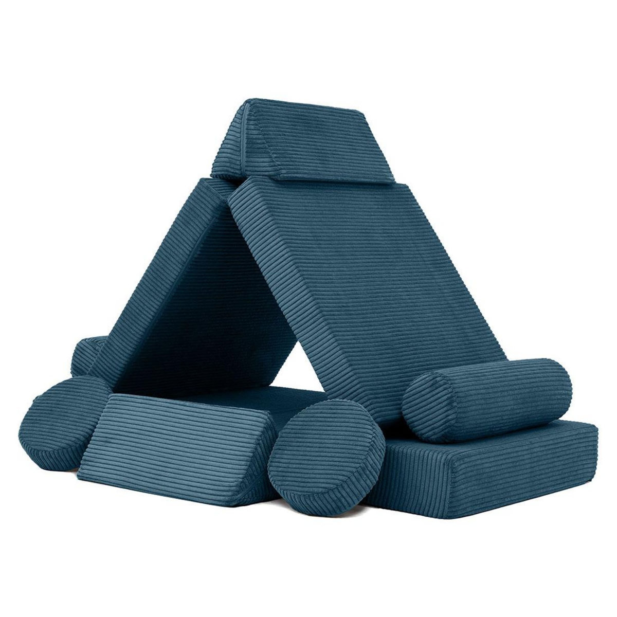 BEST MOBILIER Ines - canapé droit 2 places en velours côtelé