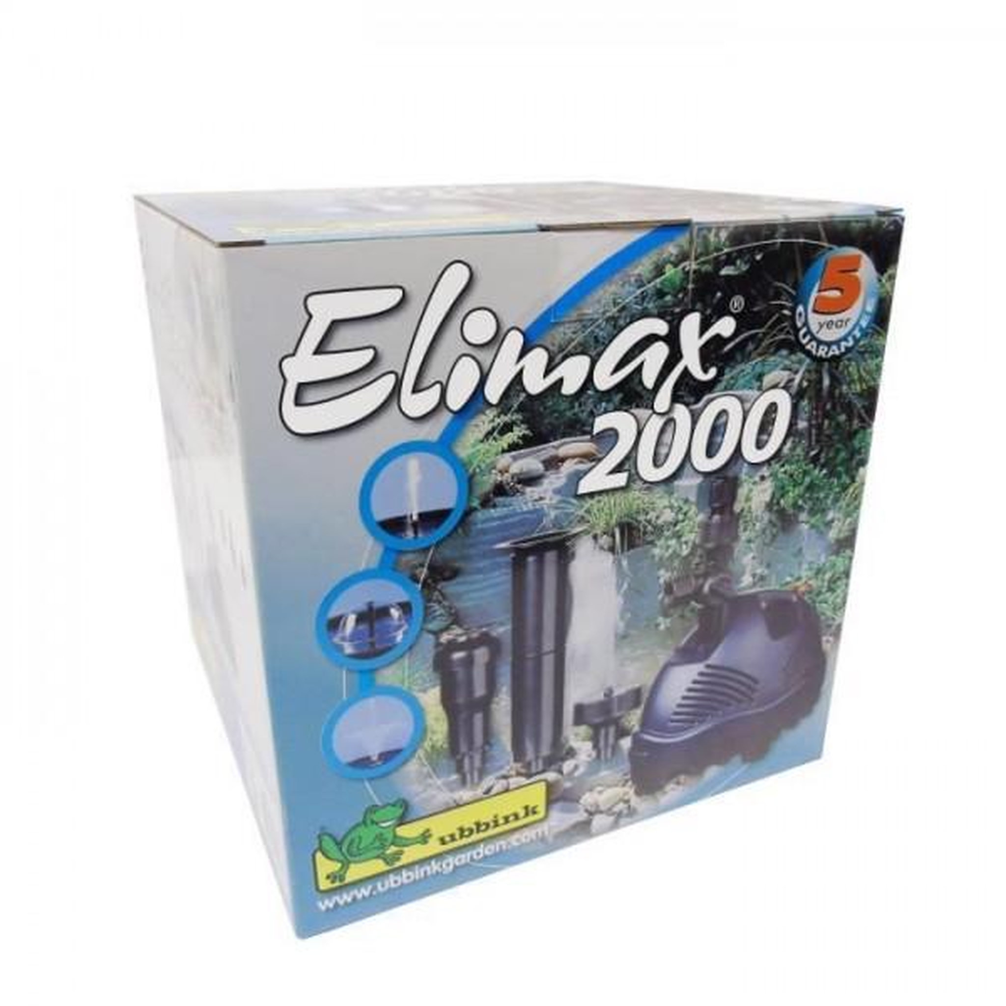Voir la diapositive 4 : Ubbink Ubbink Pompe de fontaine d'étang Elimax 2000 1351311 403746