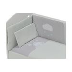 INTERBABY Parure de lit 3 Pcs. Nid d'abeille Mod. Viggo Vert