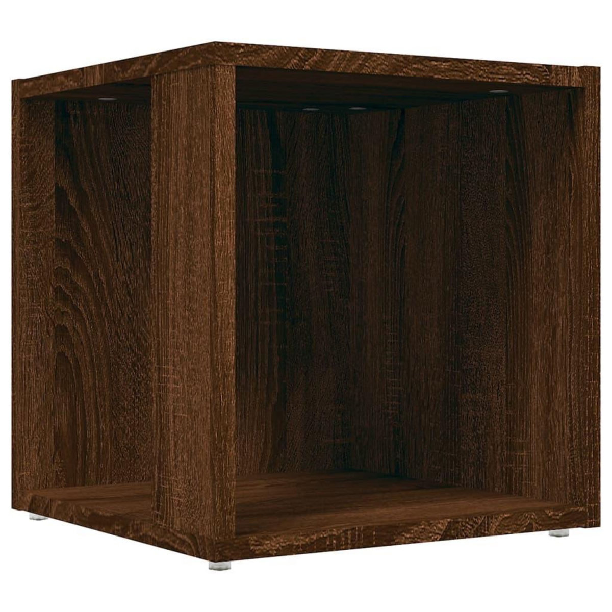 VIDAXL Table d'appoint Chene marron 33x33x34,5 cm Bois d'ingenierie
