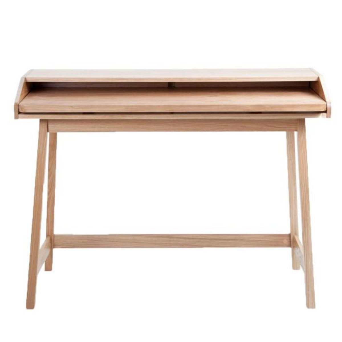 Paris Prix Bureau Design avec Plateau Coulissant  St James  116cm Chêne