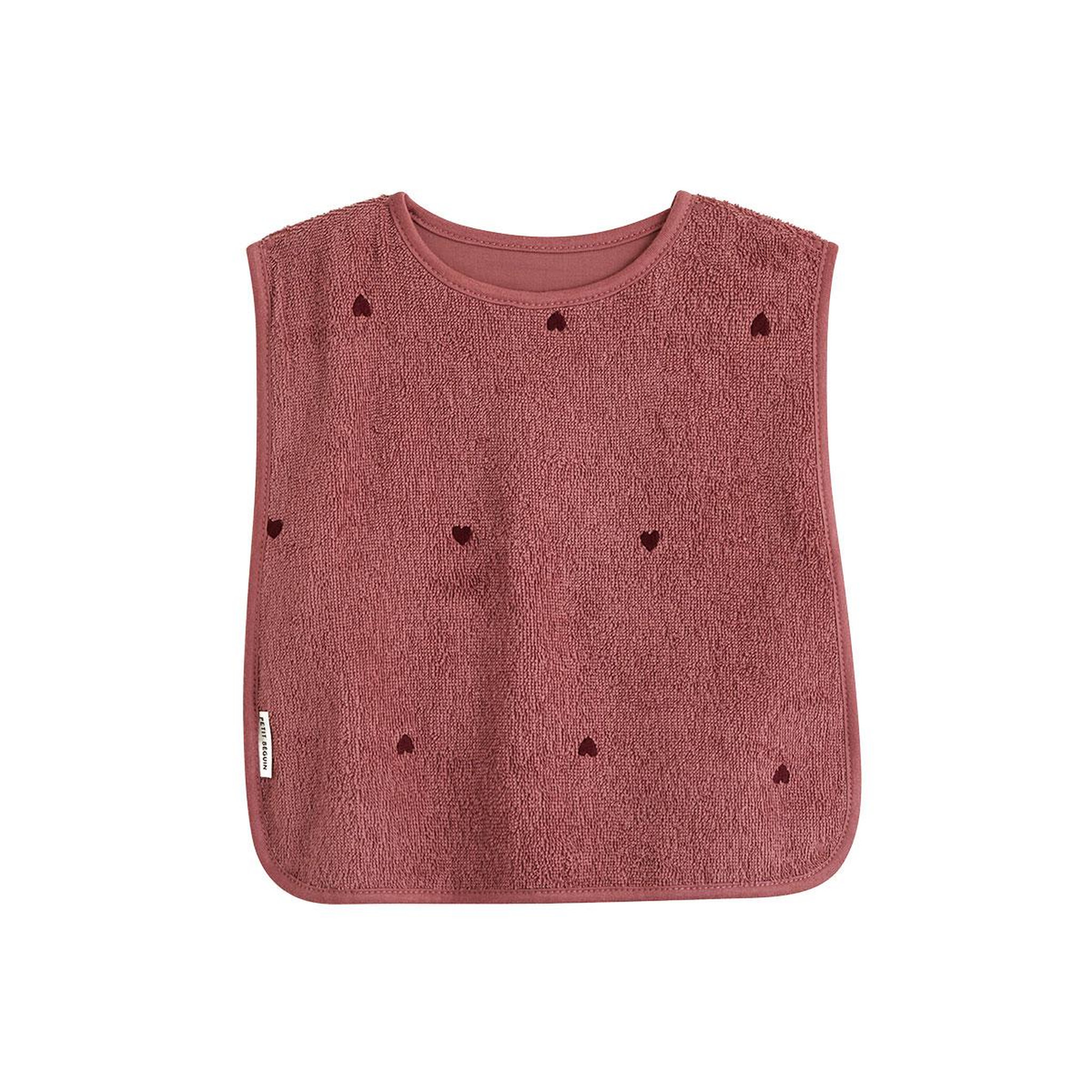 Voir la diapositive 2 : PETIT BEGUIN Lot de 2 bavoirs bébé en éponge Aimée