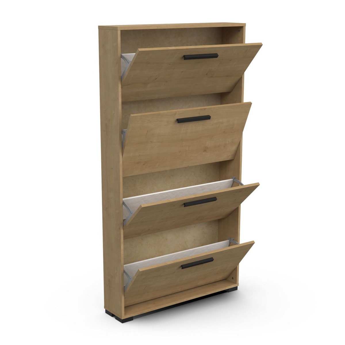 Meuble à chaussures 4 portes L80 cm LIZZIE