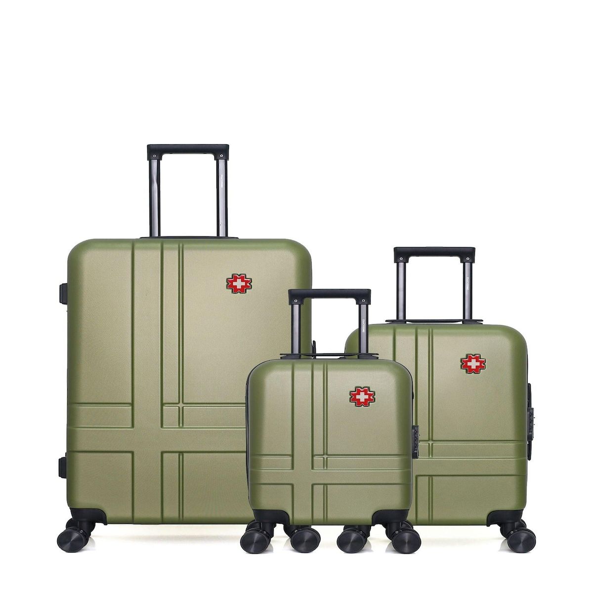 SWISS KOPPER SWISS KOPPER - LOT DE 3 - Valises grand format, cabine et cabine XXS USTER