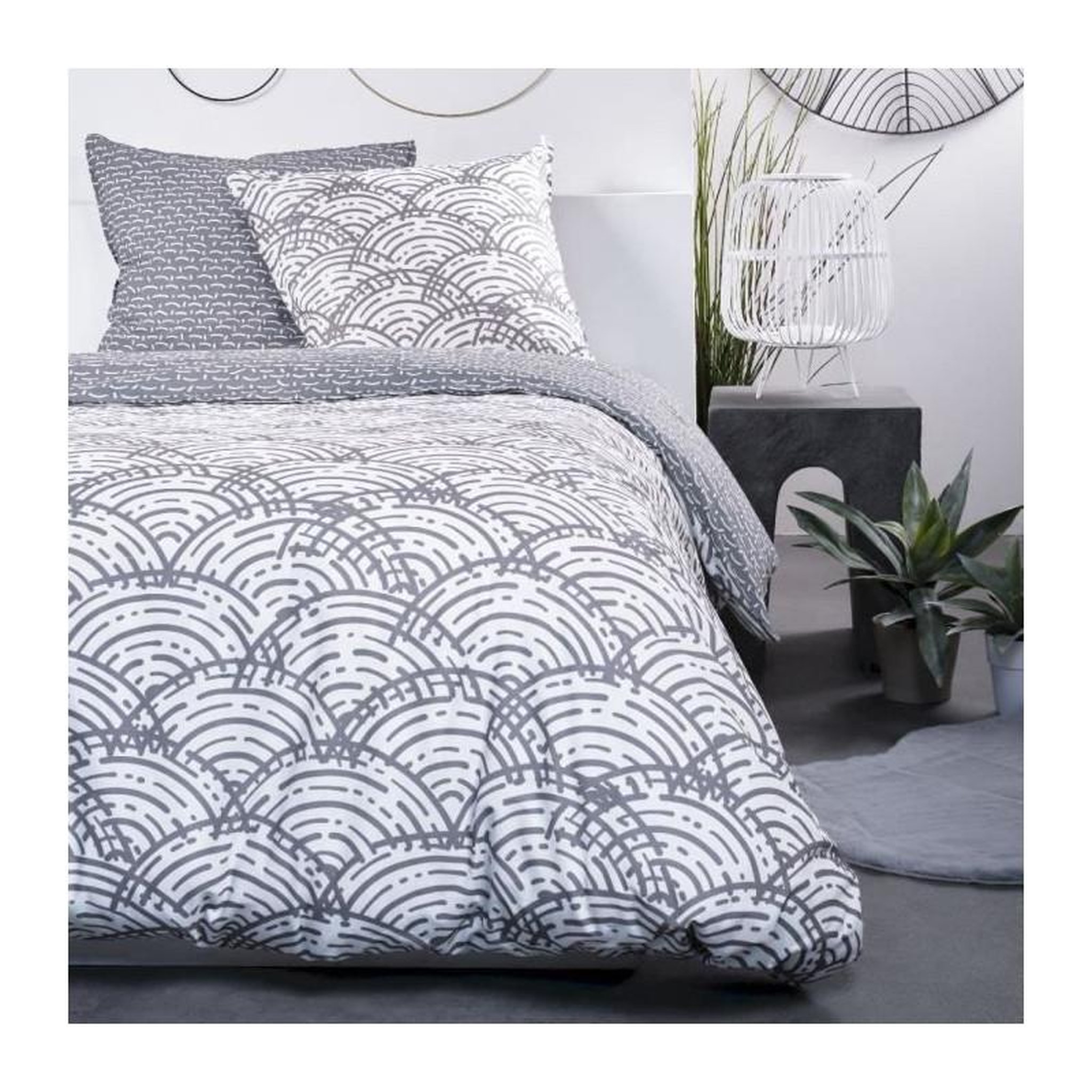 Today Parure de lit - TODAY - Sunshine - 116549 - 2 personnes - 240x260cm - Coton - Imprimé 9.47