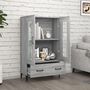 Voir la diapositive 3 : VIDAXL Buffet Sonoma gris 70x31x115 cm Bois d'ingenierie
