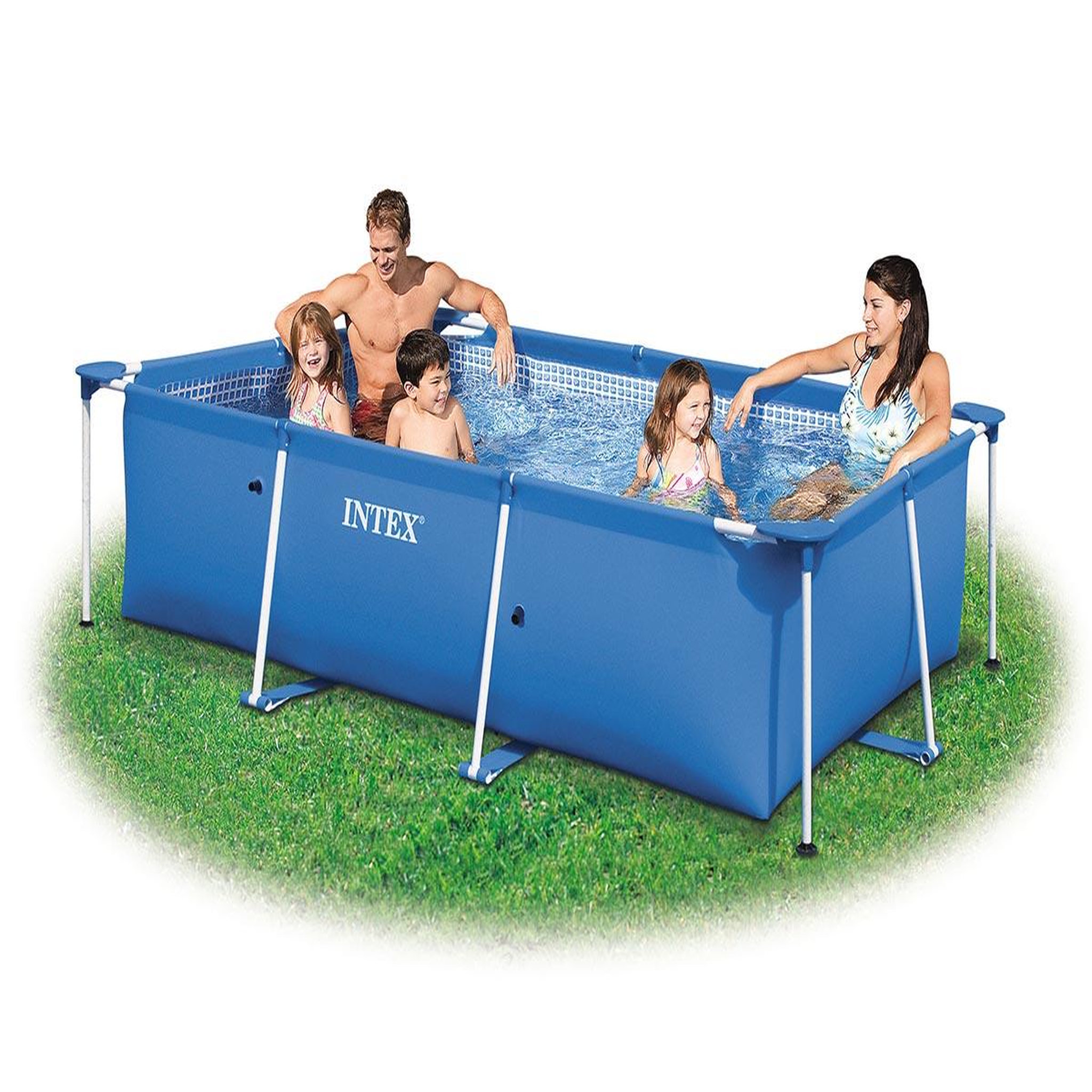 Voir la diapositive 2 : INTEX Piscine tubulaire rectangulaire 3,00 x 2,00 x 0,75 m - Intex