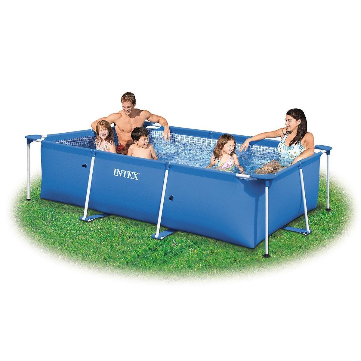 INTEX Piscine tubulaire rectangulaire 3,00 x 2,00 x 0,75 m - Intex