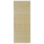 Voir la diapositive 2 : VIDAXL Tapis en bambou naturel a latte rectangulaire 80 x 300 cm