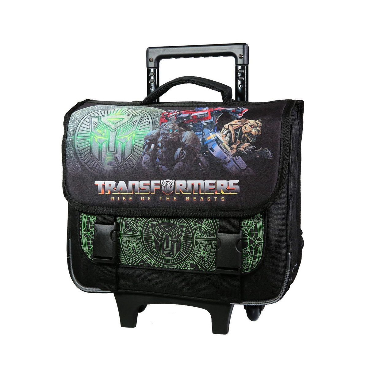 Bagtrotter BAGTROTTER Cartable à roulettes 38 cm Transformers Noir
